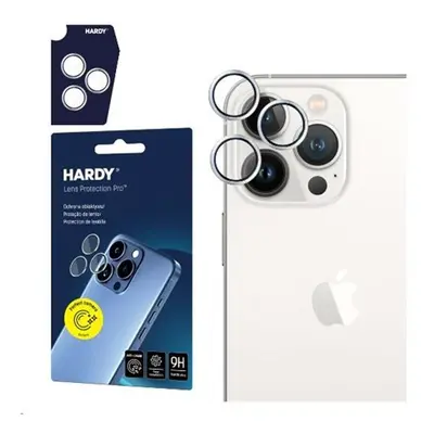 3mk ochrana kamery HARDY Lens Protection Pro pro Apple iPhone 13 Pro/13 Pro Max, stříbrná