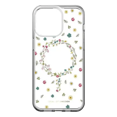 Ochranný kryt s Magsafe Clear Case Mid iDeal Of Sweden pro Apple iPhone 15 Pro Max, petite flora