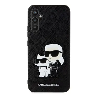 Zadní kryt Karl Lagerfeld PU Saffiano Karl and Choupette NFT pro Samsung Galaxy A54 5G černá