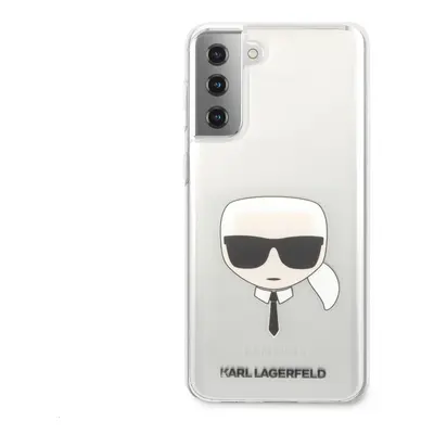 Karl Lagerfeld PC/TPU Head zadní kryt KLHCS21MKTR pro Samsung Galaxy S21+, transparentní