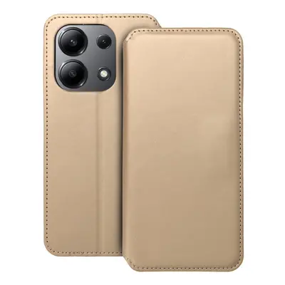 Flipové pouzdro Dual Pocket pro Xiaomi Redmi Note 13 4G, zlatá