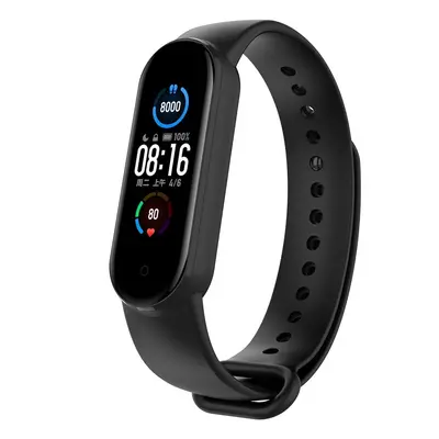 Silikonový řemínek Tactical 661 pro Xiaomi Mi Band 5, černá