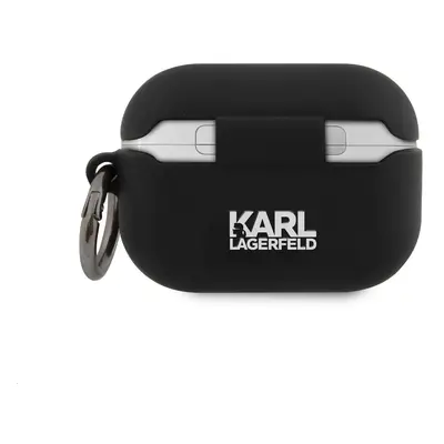 Karl Lagerfeld Rue St Guillaume silikonové pouzdro KLACAPSILRSGBK pro Airpods Pro, černá