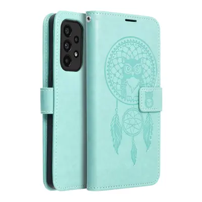 Flipové pouzdro MEZZO Book case pro Samsung Galaxy A12 / M12, dreamcatcher green