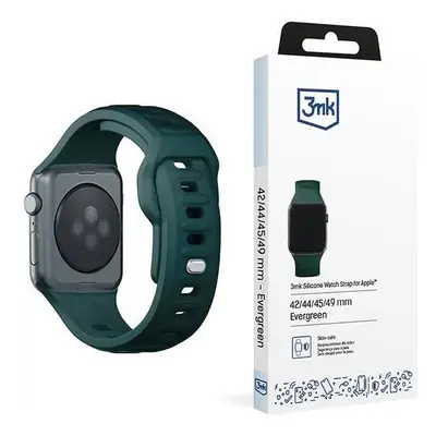 Řemínek 3mk Silicone Watch Strap pro Apple 38/40/41 mm, zelená