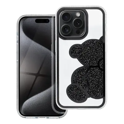 Zadní kryt TEDDY BEAR Case pro Apple iPhone 13 Pro, černá