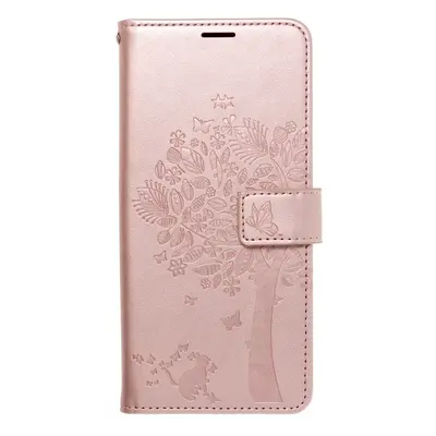 Flipové pouzdro MEZZO Book case pro Samsung Galaxy A35 5G, tree rose gold