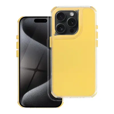 Zadní kryt MATRIX Case pro Apple iPhone 16 Pro, žlutá