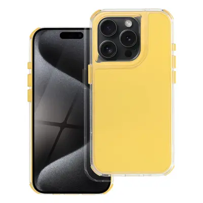 Zadní kryt MATRIX Case pro Apple iPhone 12 / 12 Pro, žlutá