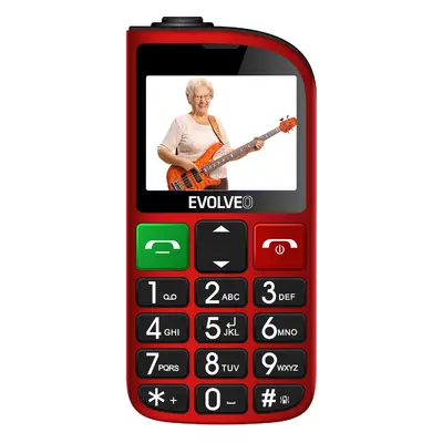 Evolveo EasyPhone FL červená