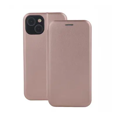 Flipové pouzdro Smart Diva pro Xiaomi Redmi Note 13 5G, růžovo zlatá