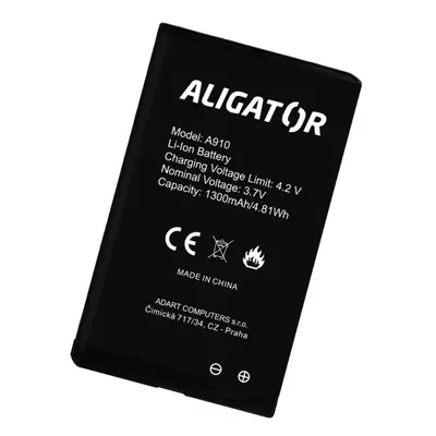 Baterie ALIGATOR A910, Li-Ion 1300 mAh, originální