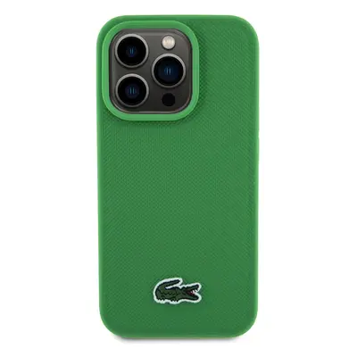 Zadní kryt Lacoste Iconic Petit Pique Woven Logo Magsafe pro Apple iPhone 15 Pro Max, green