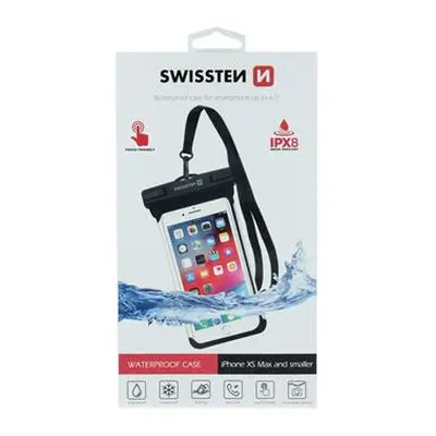 SWISSTEN WATERPROOF univerzální vodotěsný kryt black/černý