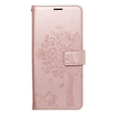 Flipové pouzdro MEZZO Book case pro Samsung Galaxy A32 5G, tree rose gold