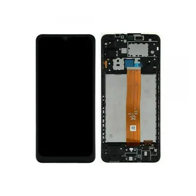 LCD + dotyk + rámeček pro Samsung Galaxy A12, black (OEM)