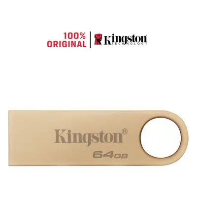 Kingston 64GB DataTraveler DTSE9, 3. Generace, USB 3.2, zlatá