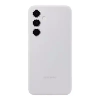 Silikonový zadní kryt pro Samsung Galaxy S24 FE EF-PS721CJEGWW šedý