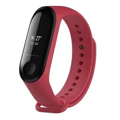 Silikonový řemínek FIXED Silicone Strap pro Xiaomi Mi Band 3/4, růžová