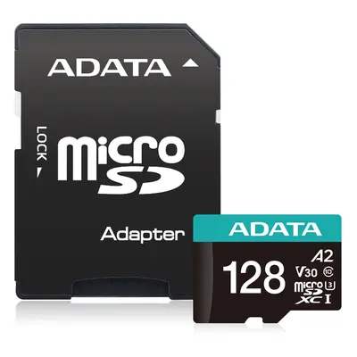 ADATA V30S / micro SDXC / 128GB (UHS-I U3 -Class 10)+ SD Adaptér