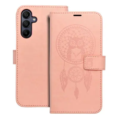 Flipové pouzdro MEZZO Book case pro Samsung Galaxy A15 4G/A15 5G, dreamcatcher peach fuzz