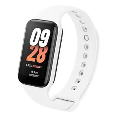 Silikonový řemínek FIXED Silicone Strap pro Xiaomi Smart Band 8 Active, bílá