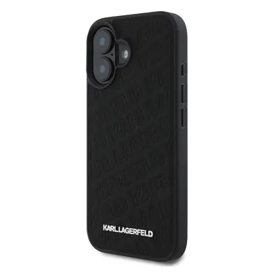 Zadní kryt arl Lagerfeld PU Quilted Pattern pro Apple iPhone 16, černá