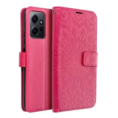 Flipové pouzdro MEZZO pro Xiaomi Redmi Note 12 4G, mandala magenta