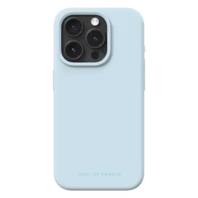 Silikonový ochranný kryt iDeal Of Sweden pro Apple iPhone 15 Pro, light blue