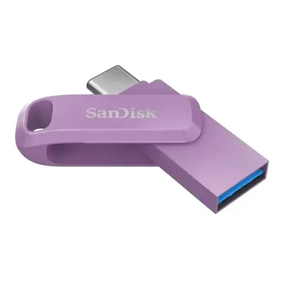 SanDisk Ultra Dual Drive Go 128GB USB 3.2/USB-A + USB-C Fialová