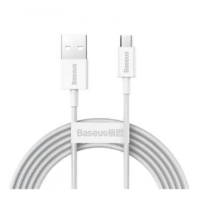 Datový kabel Baseus Superior Series Fast Charging Data Cable USB to Micro 2A 2m, bílá