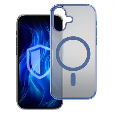 Ochranný kryt 3mk Frosty MagCase pro Apple iPhone 14, modrá