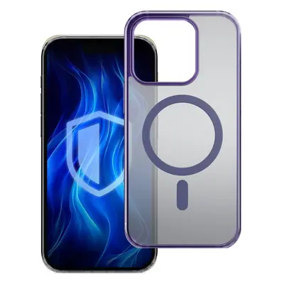 Ochranný kryt 3mk Frosty MagCase pro Apple iPhone 16 Plus, fialová