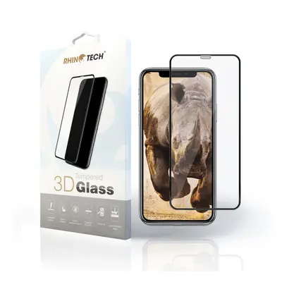 Tvrzené 3D sklo RhinoTech pro Apple iPhone 7 Plus/8 Plus, white