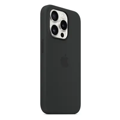 Apple silikonový kryt MT1A3ZM/A vč. magsafe pro Apple iPhone 15 Pro, black