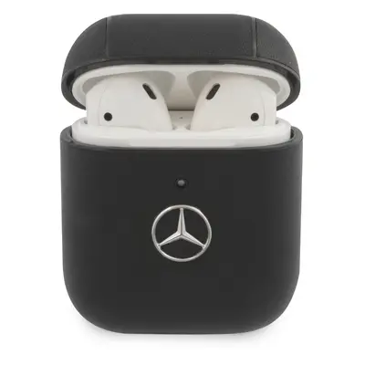 Mercedes Kožené pouzdro MEA2CSLBK pro Apple AirPods 1/2 black