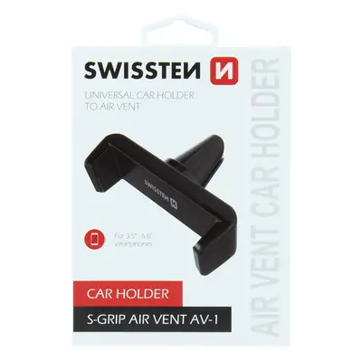 Držák do ventilace auta Swissten S-Grip AV-1, černý