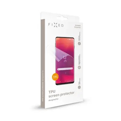 Silikonová fólie FIXED Invisible Protector pro Samsung Galaxy S21 (2ks), čirá