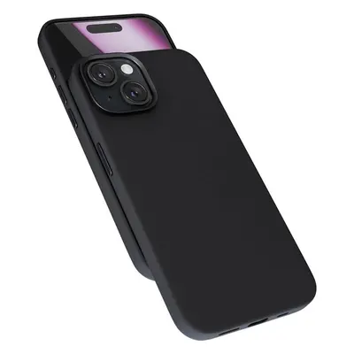 Silikonový zadní kryt Epico Mag+ pro Apple iPhone 16 Plus, černá