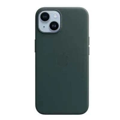 Apple kožený kryt MHKJ3ZE/A vč. Magsafe pro Apple iPhone 14, forest green