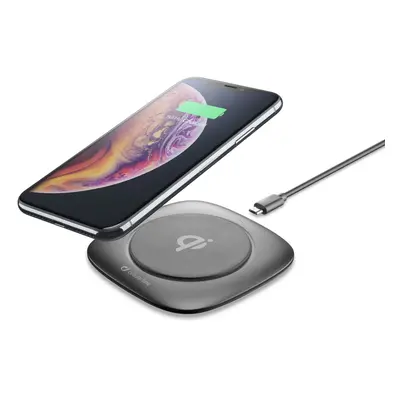 Bezdrátová nabíječka Cellularline Wireless Fast Charger Easy, max. 10W, Qi kompatibilní, černá