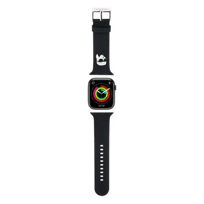 Řemínek Karl Lagerfeld Karl Head NFT pro Apple Watch 42/44/45/49, černá