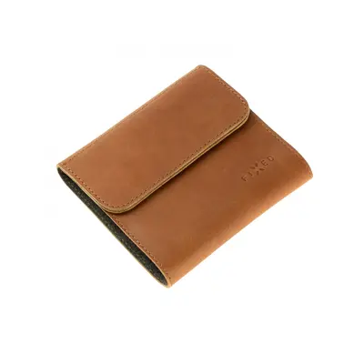 Kožená peněženka FIXED Smile Classic Wallet se smart trackerem FIXED Smile PRO, hnědá