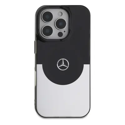 Zadní kryt Mercedes PC/TPU Double Layer MagSafe pro Apple iPhone 16 Pro Max, black/silver