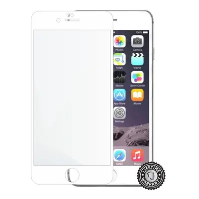 Screenshield tvrzené sklo Apple iPhone 6 Plus / 6S Plus, white full COVER