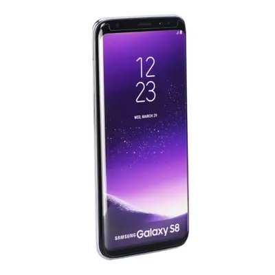 Tvrzené sklo 5D pro Samsung Galaxy S8, plné lepení, menší, černá