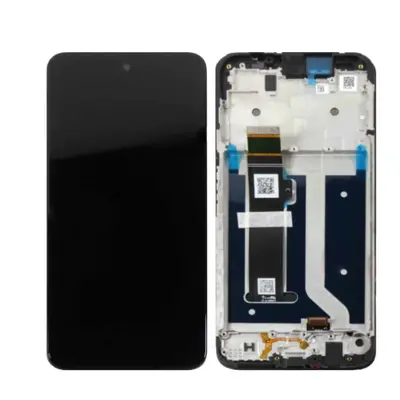 LCD + dotyk + přední kryt pro Motorola Moto G34, black (Service Pack)