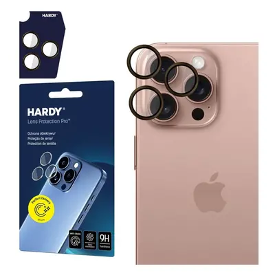 3mk ochrana kamery HARDY Lens Protection Pro pro Apple iPhone 16 Pro /16 Pro Max, hnědá