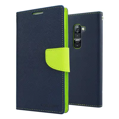 MERCURY Fancy Diary flipové pouzdro pro Samsung Galaxy S7 Edge Navy/Lime