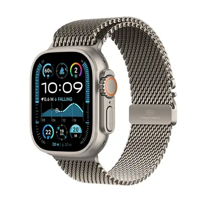 Apple Watch Ultra 2 GPS + Cellular 49mm Natural Titanium / Natural Titanium Milanese Loop - S